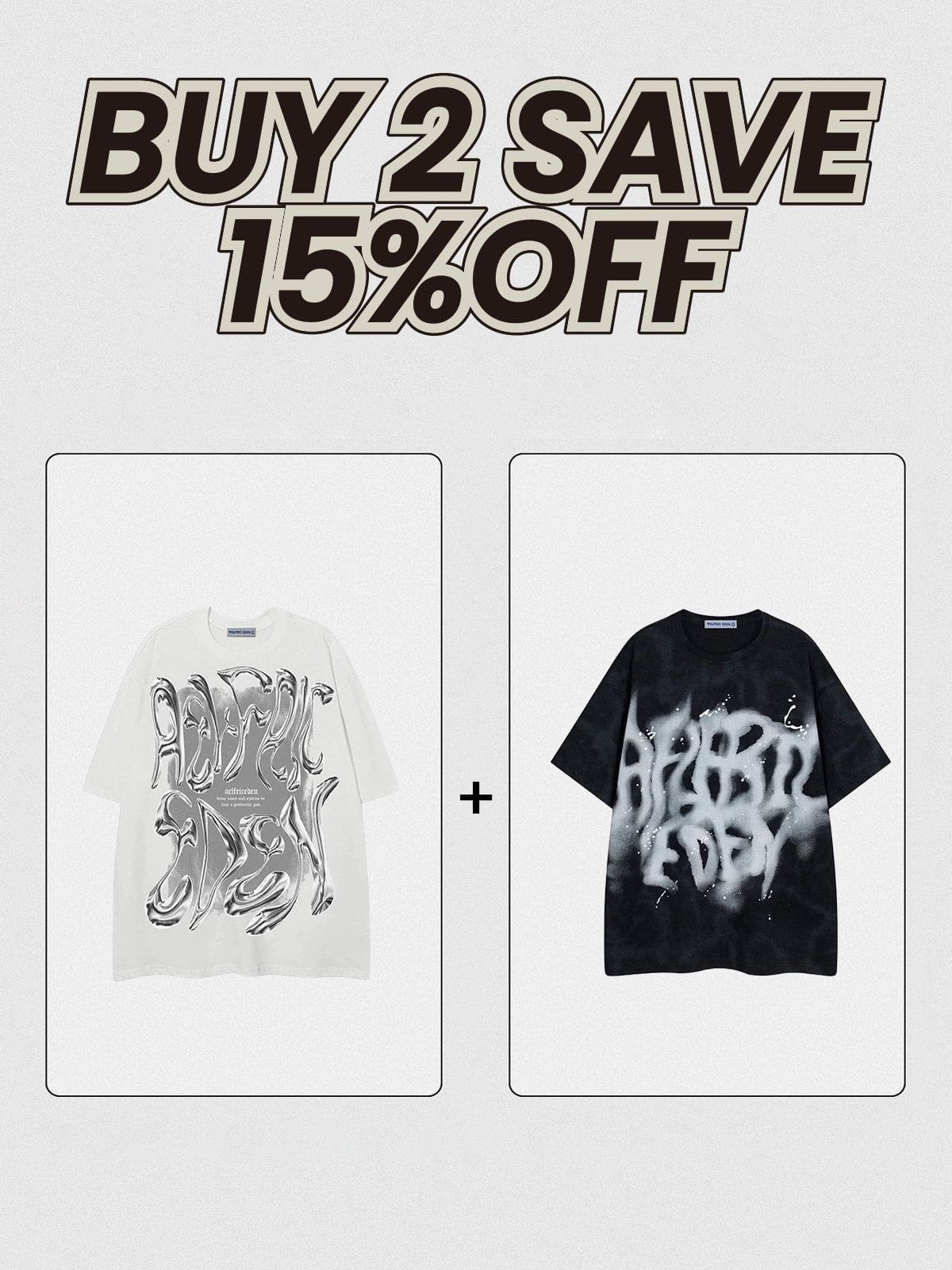 Aelfric Eden Futuristic Liquid Metal Design Tee - Image 4