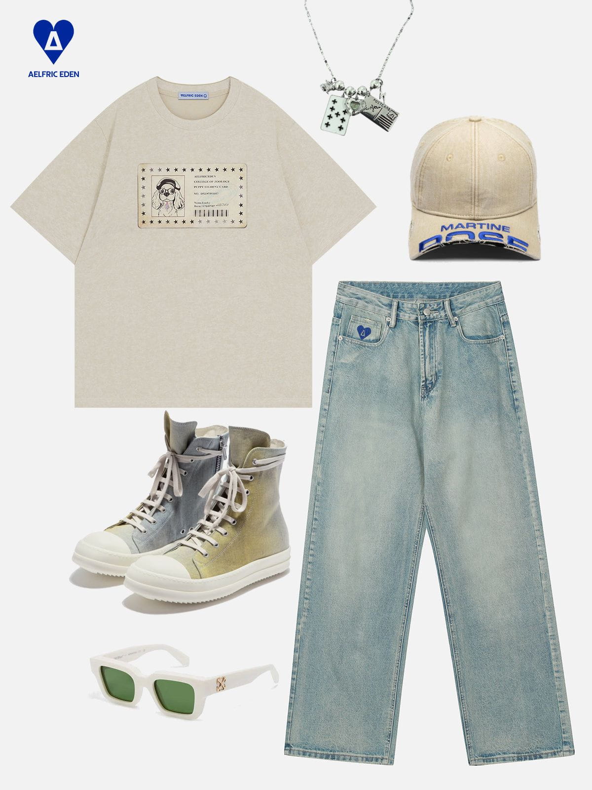 Aelfric Eden Puppy Work Card Tee - Image 2