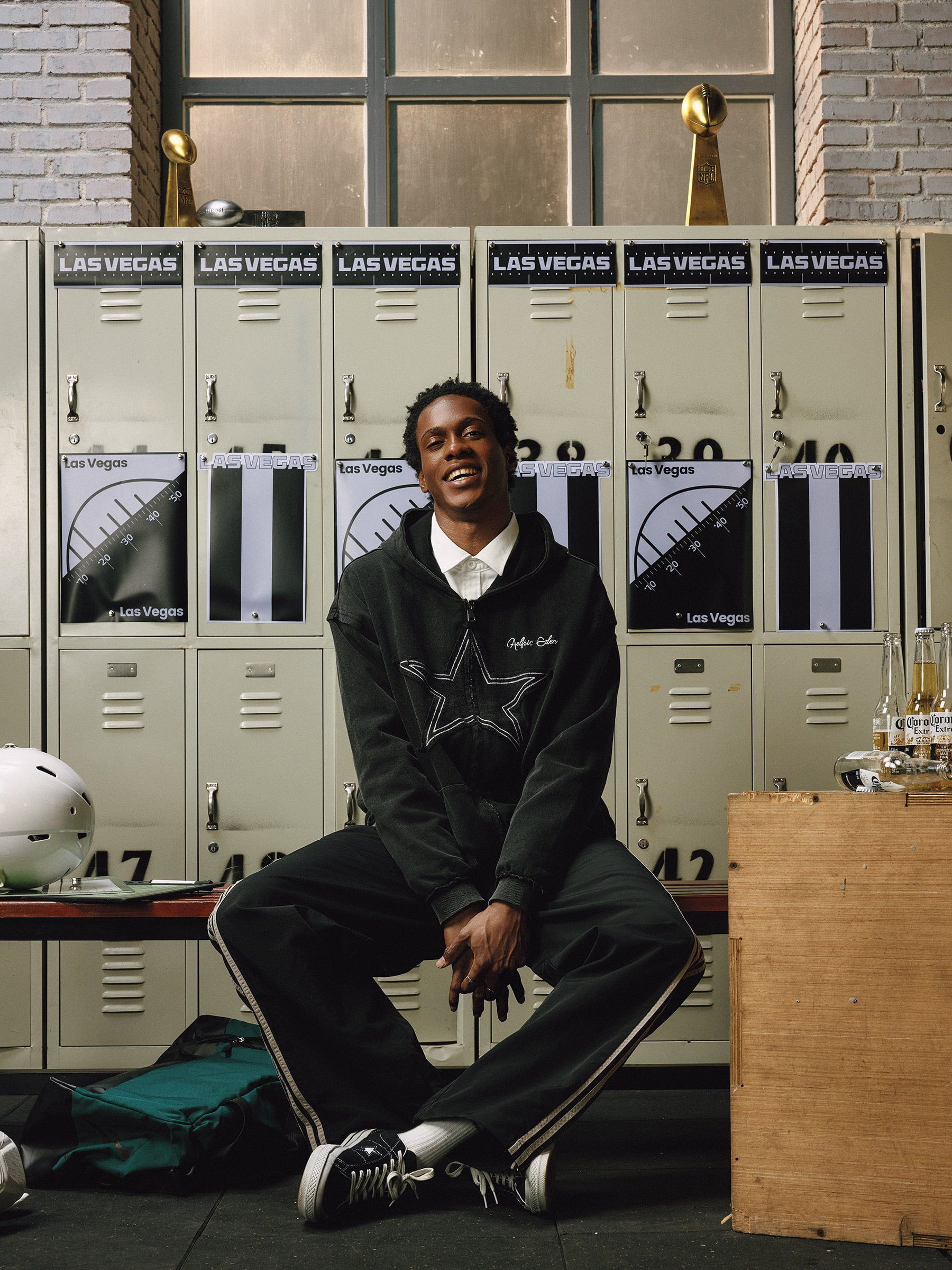 Aelfric Eden Star Applique Zip Up Hoodie - Image 8