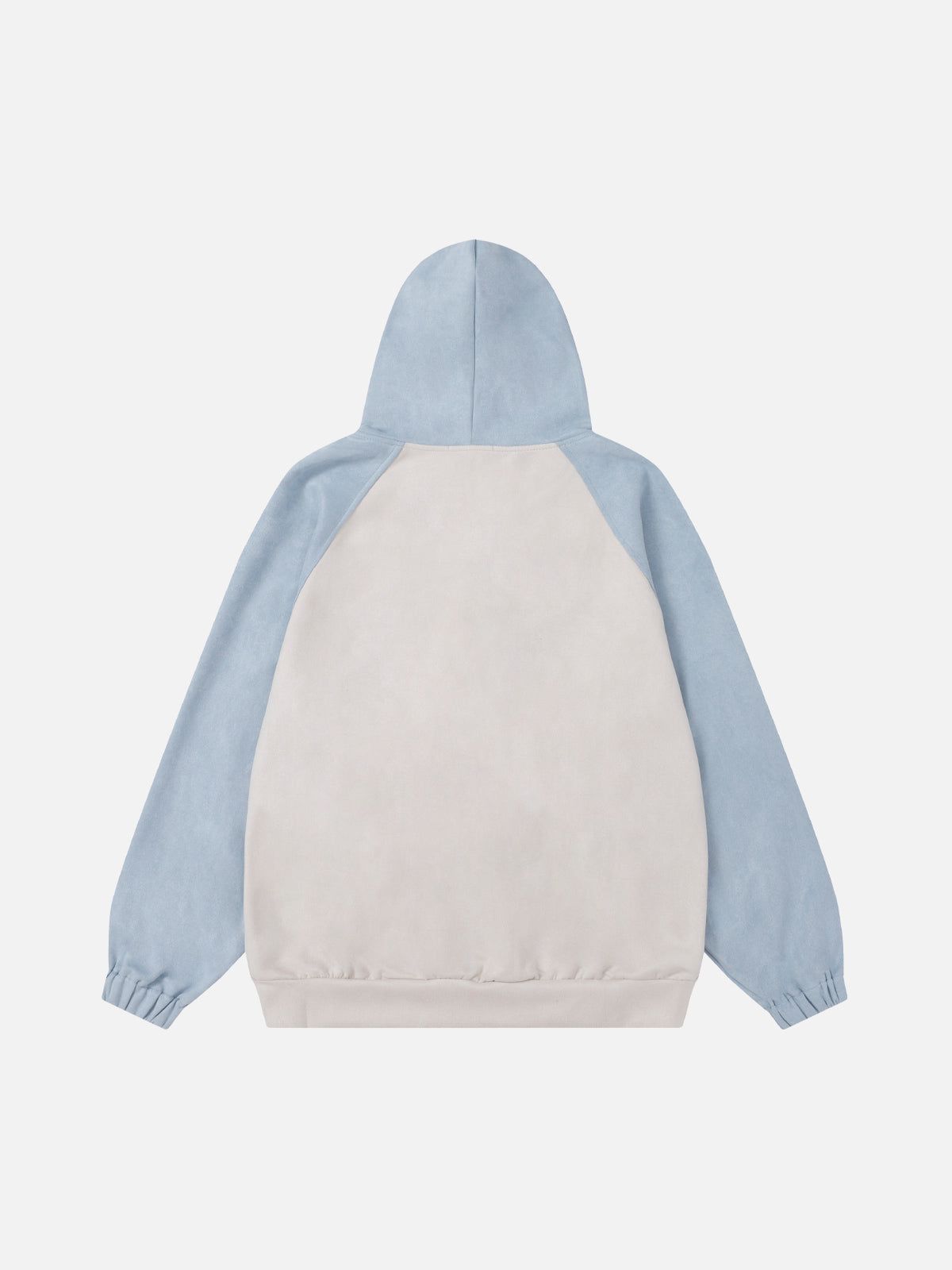 Aelfric Eden Suede Star Patchwork Zip Up Hoodie - Image 11