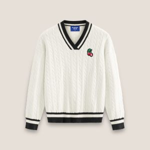 Aelfric Eden Essential Color Blocking Cable Sweater