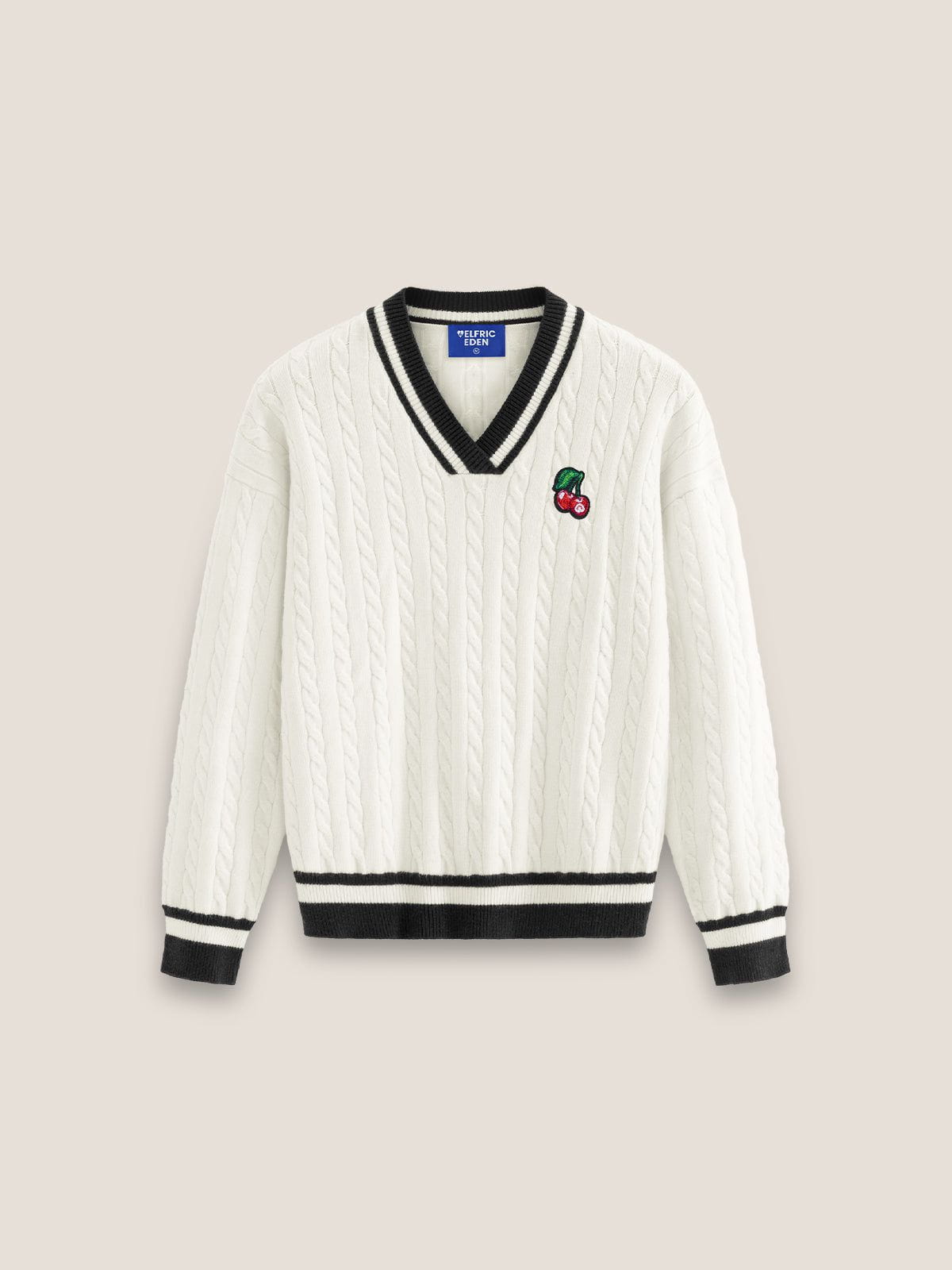 Aelfric Eden Essential Color Blocking Cable Sweater