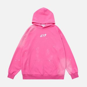 Aelfric Eden Splash-Ink Washed Pullover Hoodie