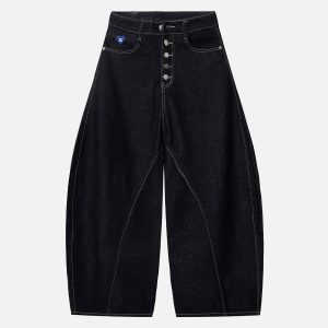 Aelfric Eden Button Barrel Jeans