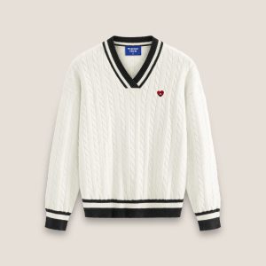 Aelfric Eden Essential Color Blocking Cable Sweater