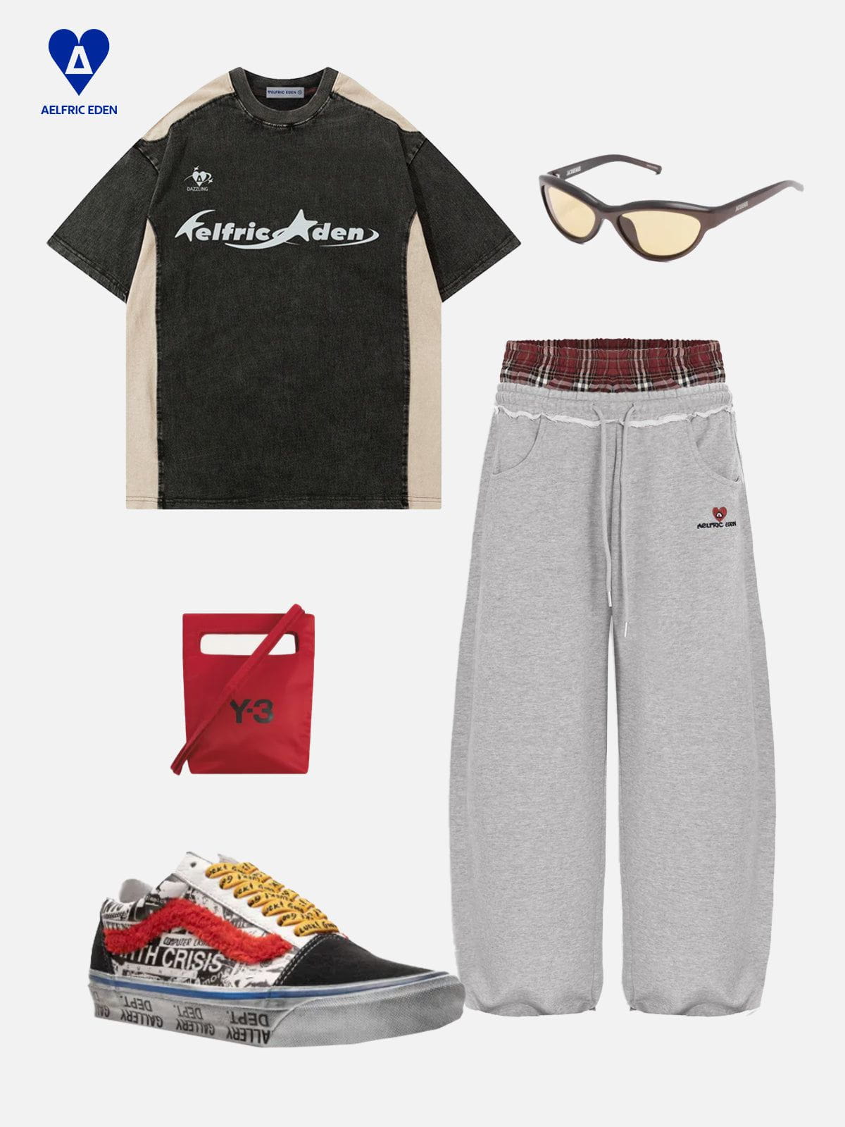 Aelfric Eden Racing Patchwork Tee - Image 3