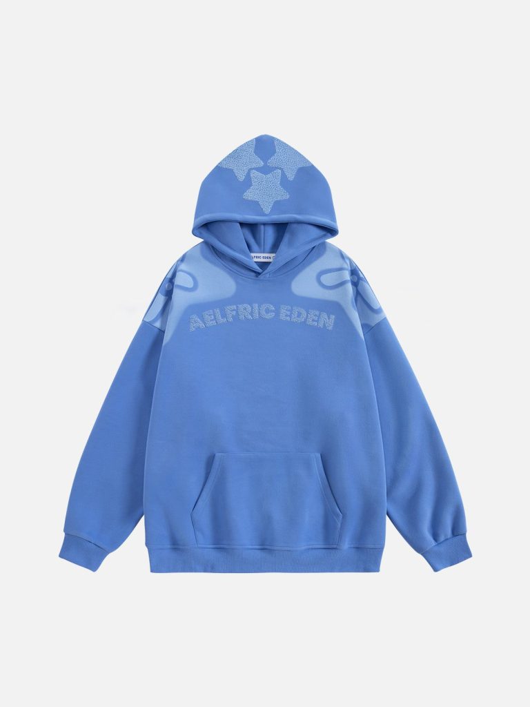 Aelfric Eden Floral Eden Star Print Pullover Hoodie