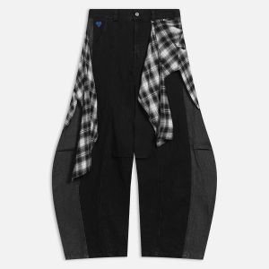 Aelfric Eden Layered Super Baaggy Barrel Jeans