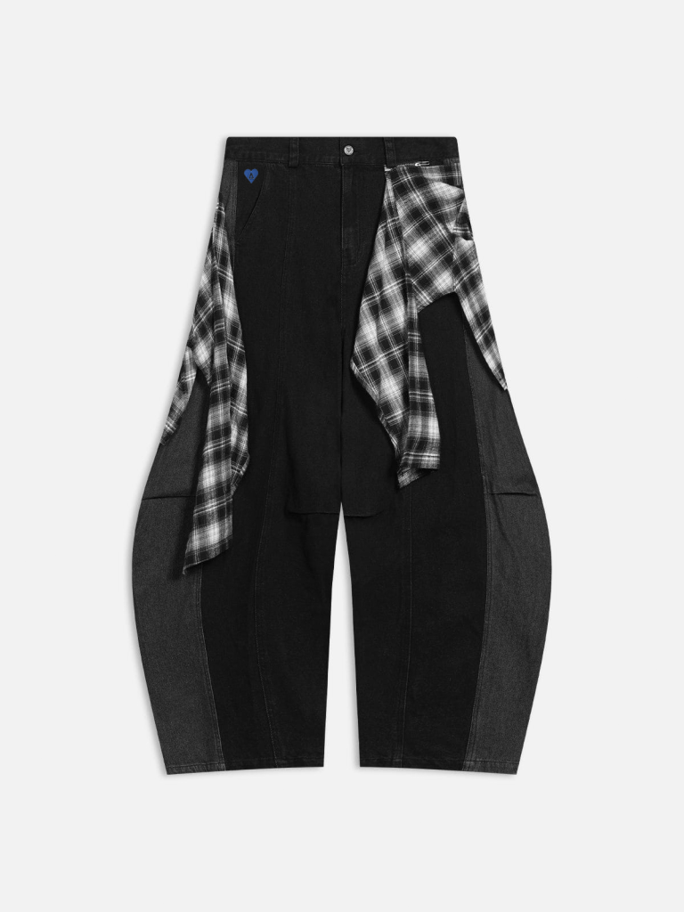 Aelfric Eden Layered Super Baaggy Barrel Jeans