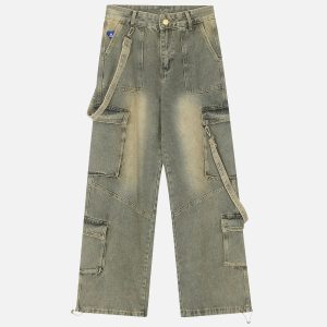 Aelfric Eden Multi Pocket Baaggy Jeans