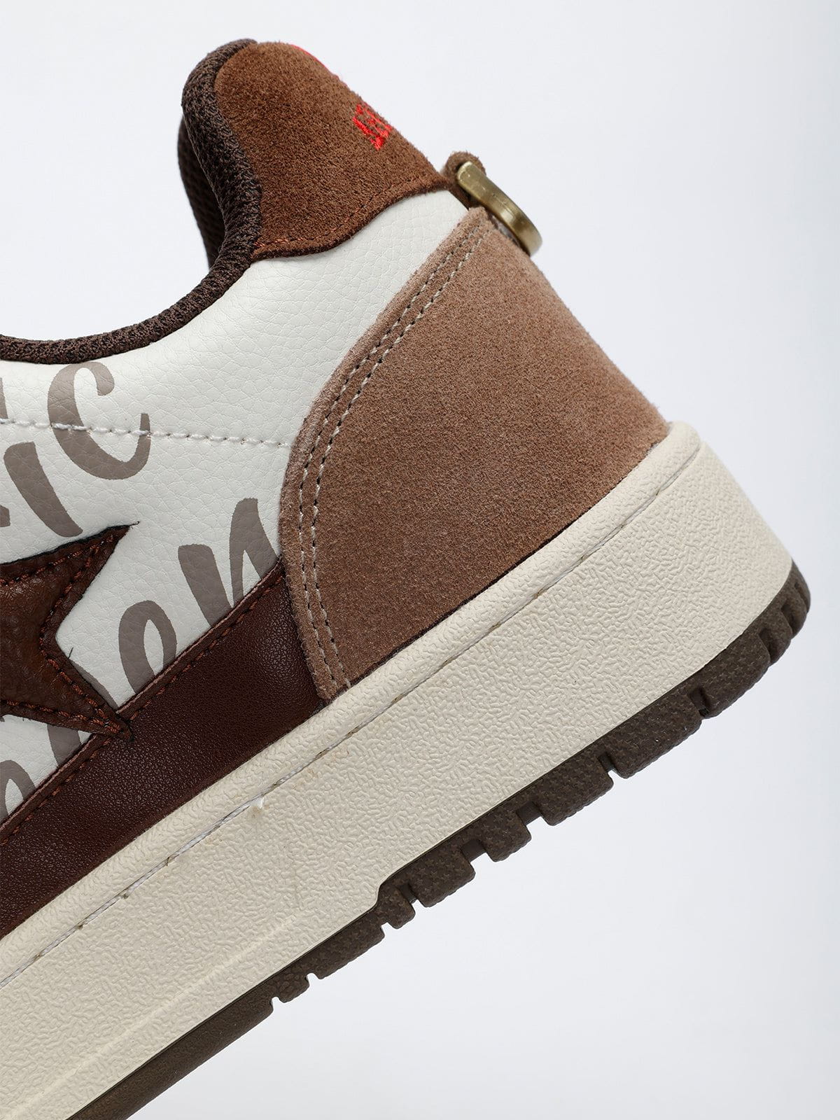 Starry Climb Vintage Star Patchwork Skate Shoes - Image 11