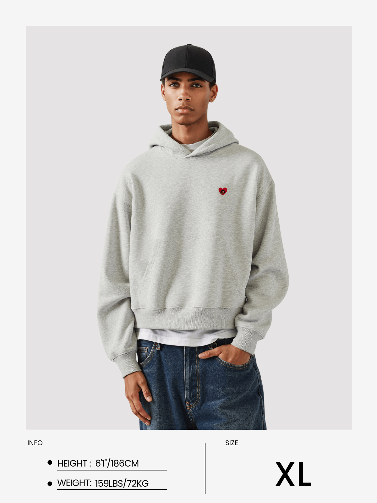 Aelfric Eden Solid Boxy Pullover V302 Hoodie - Image 12