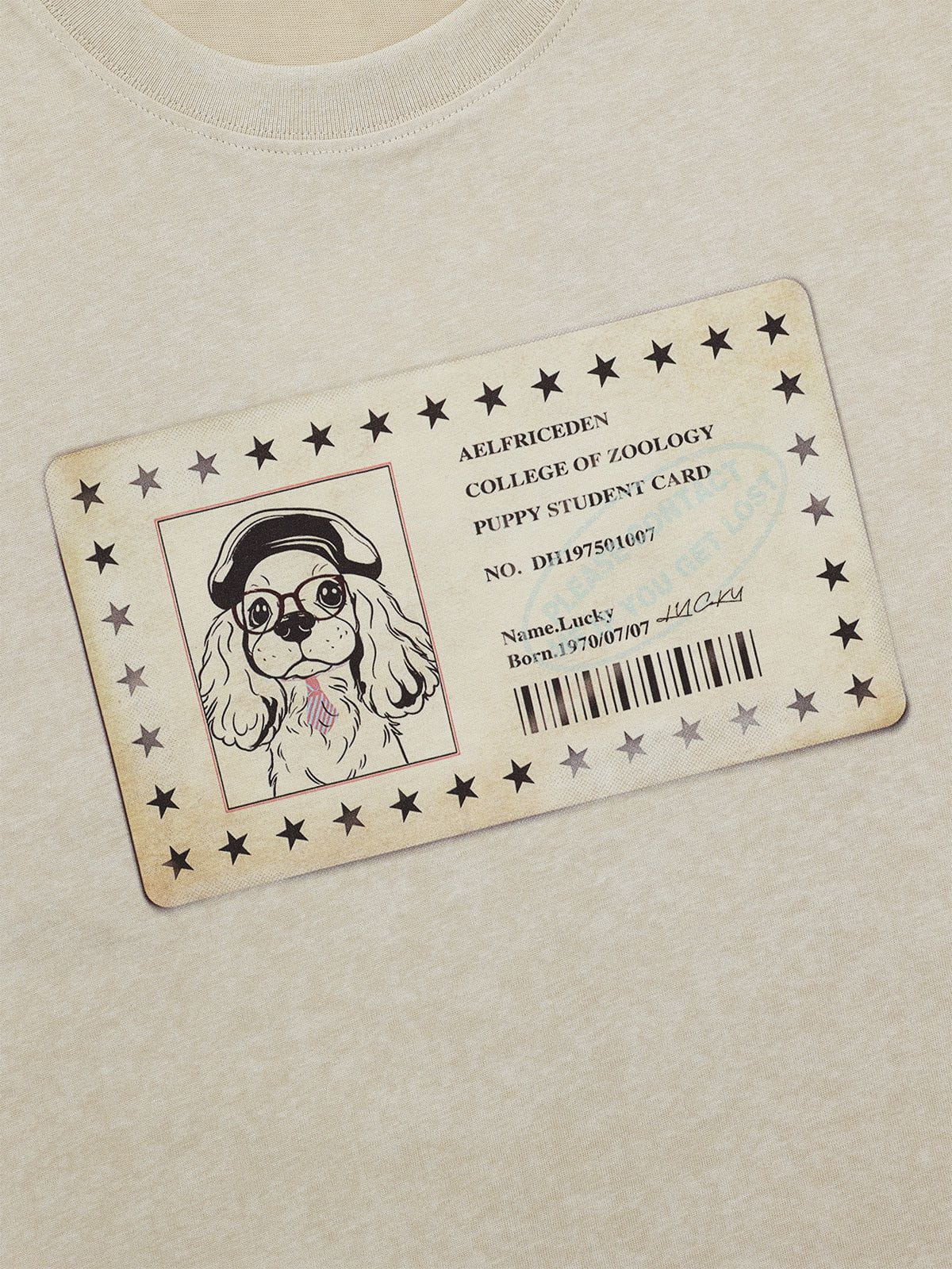 Aelfric Eden Puppy Work Card Tee - Image 5