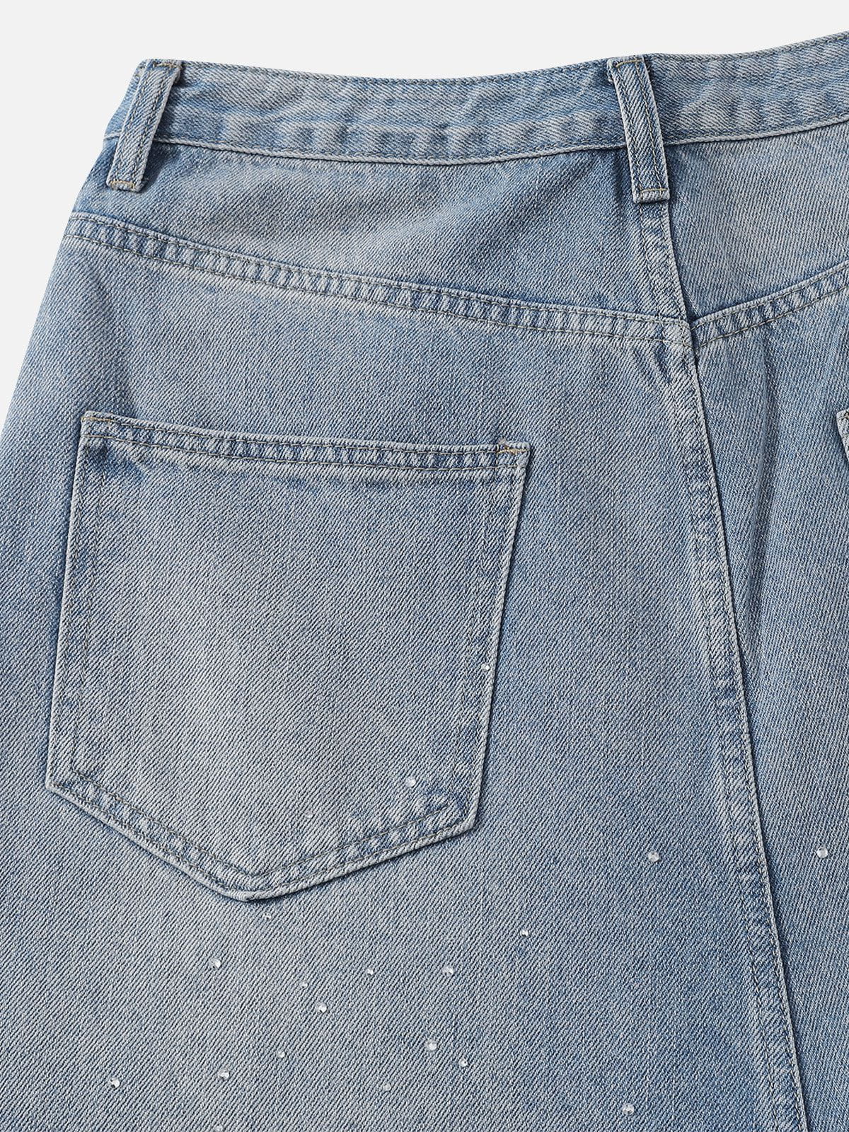 Aelfric Eden Baaggy V01 Rhinestone Baggy Jeans - Image 11