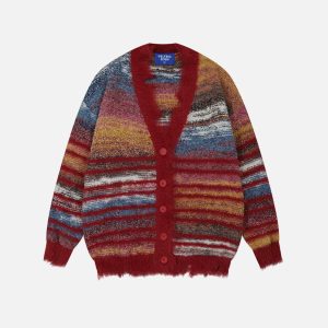 Aelfric Eden Fringe Stripe Cardigan