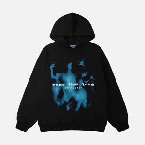Aelfric Eden Abstraction Shadow Graphic Hoodie