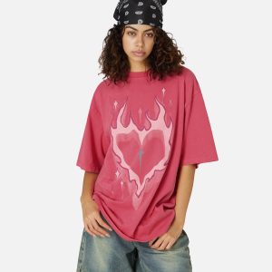 Aelfric Eden Heart Flame Graphic Tee