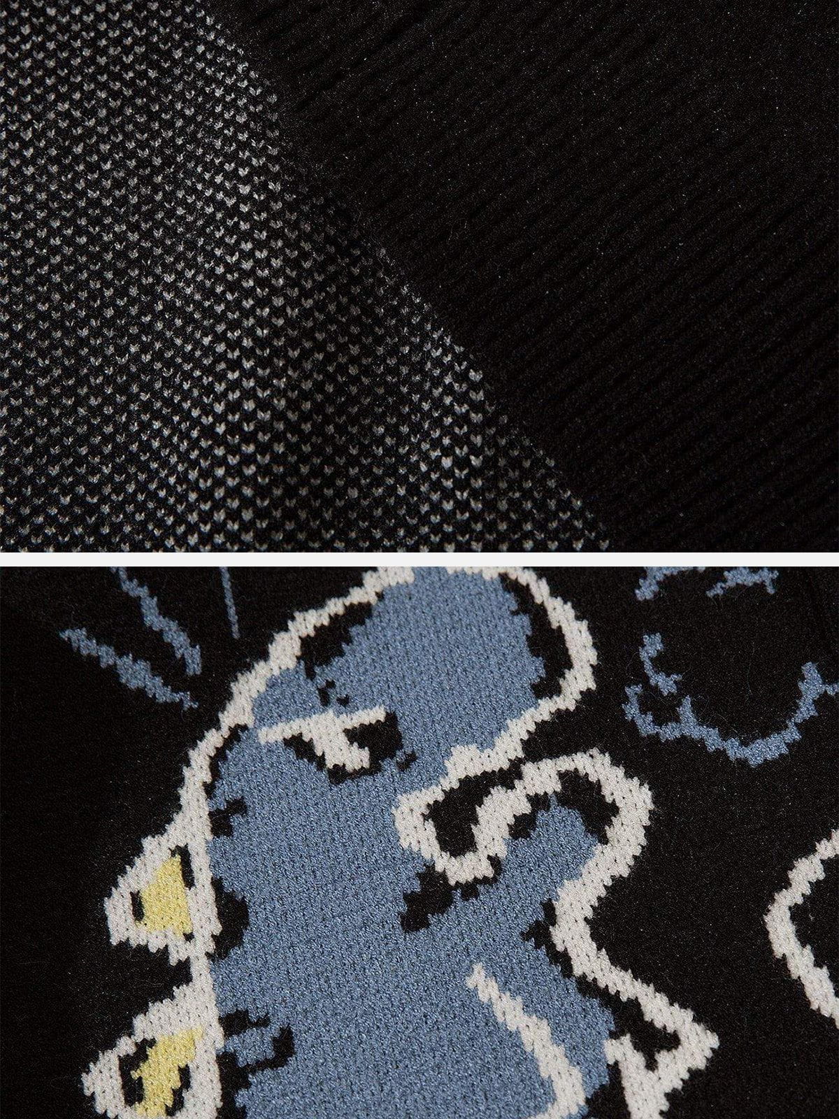 Aelfric Eden Dinosaur Graphic Knit Cardigan - Image 7