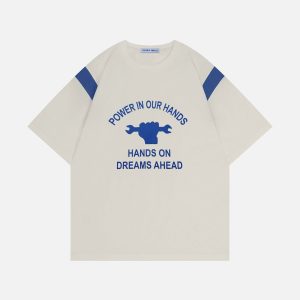 Aelfric Eden Cotton Color Blocking Tee