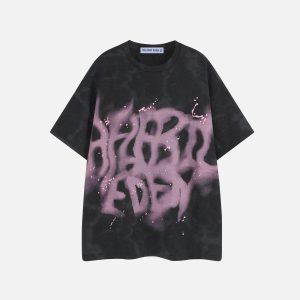 Aelfric Eden Washed Abstract Graphic Tee