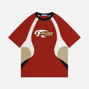 Aelfric Eden Color Blocking Racing Soccer Jersey