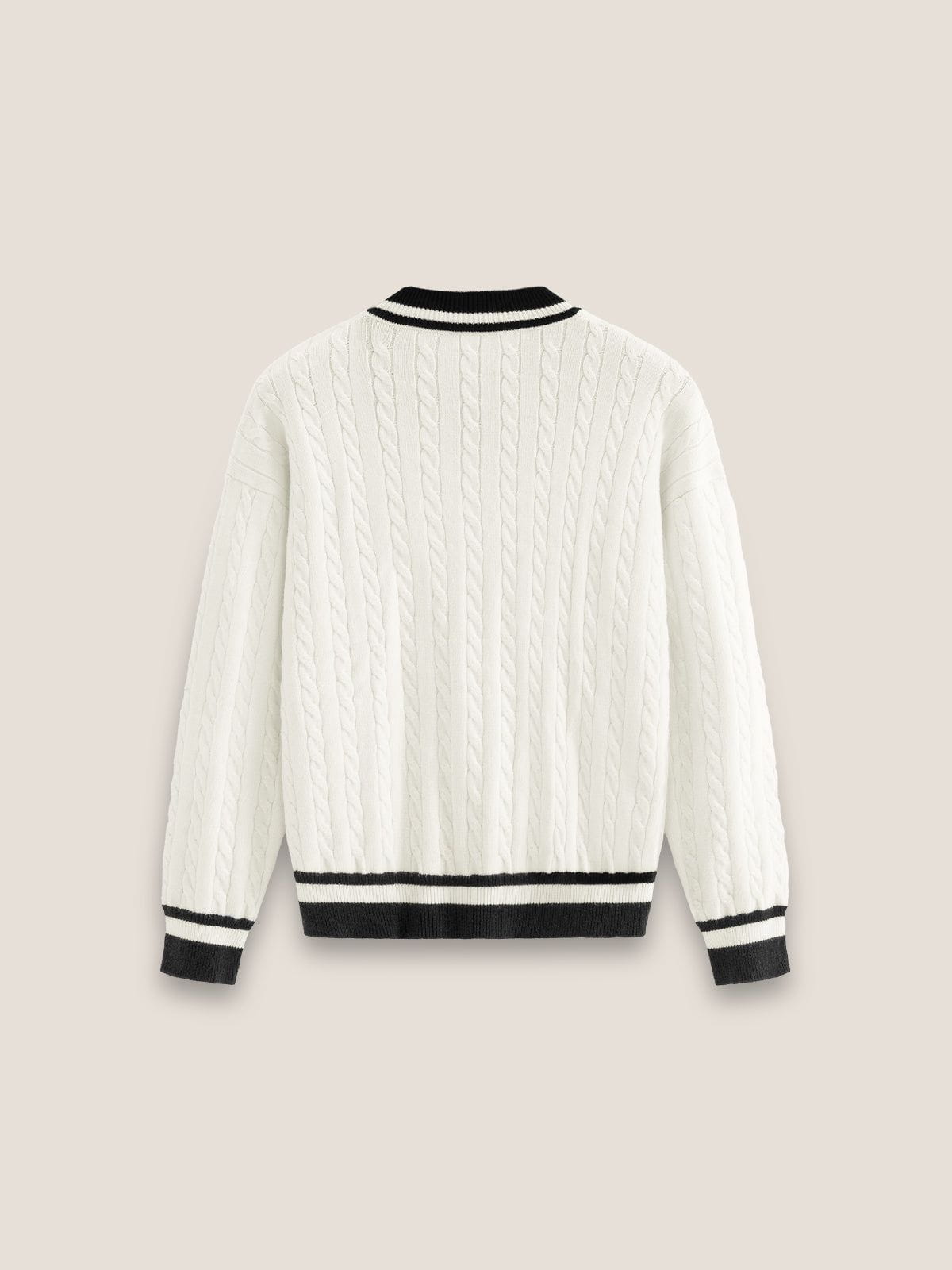 Aelfric Eden Essential Color Blocking Cable Sweater - Image 2