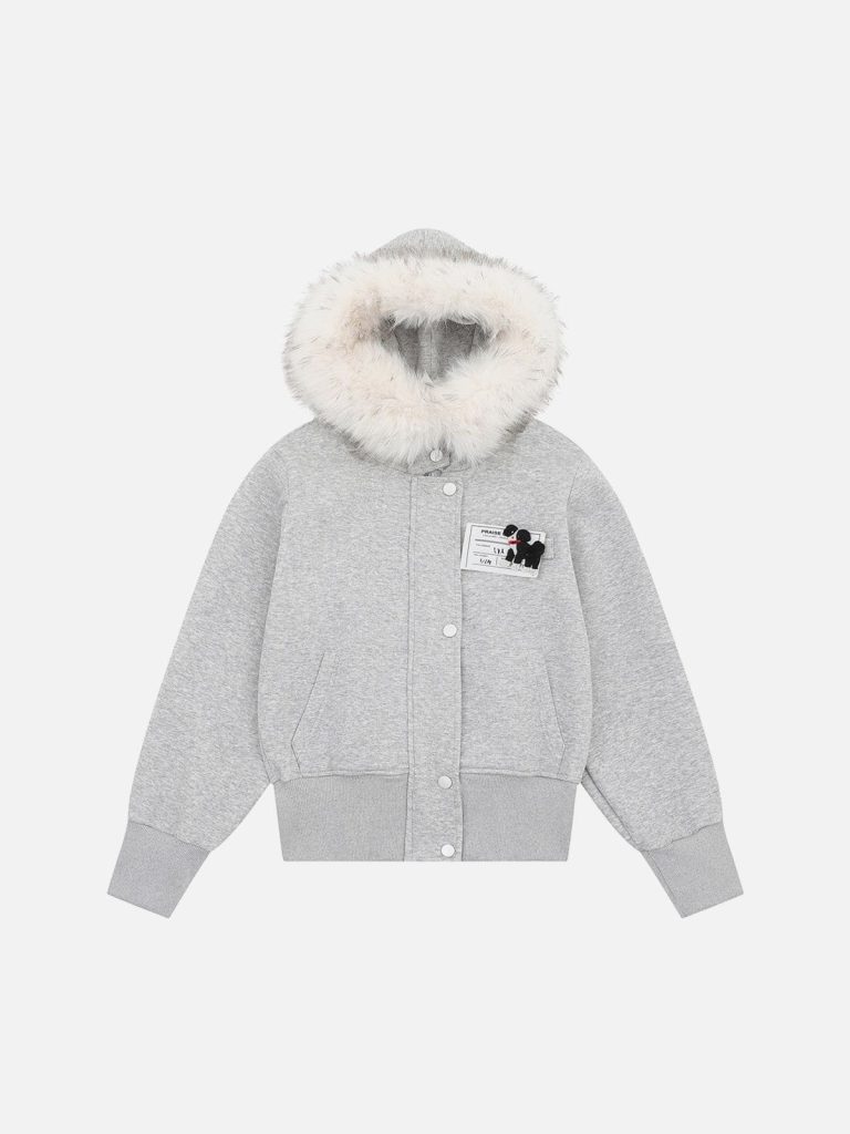 Aelfric Eden Faux Fur Collar Hoodie