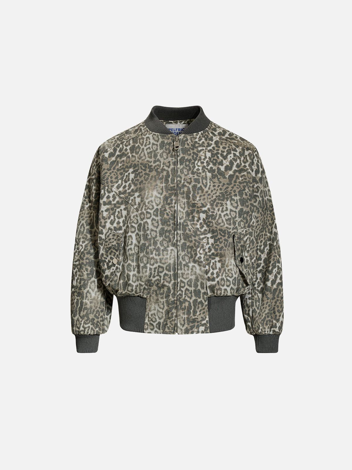 Aelfric Eden Leopard Bomber Jacket