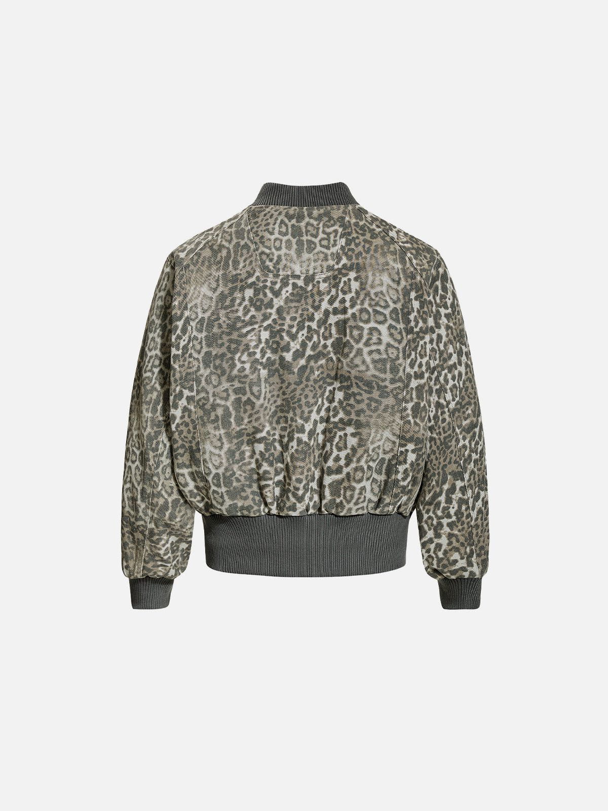 Aelfric Eden Leopard Bomber Jacket - Image 2