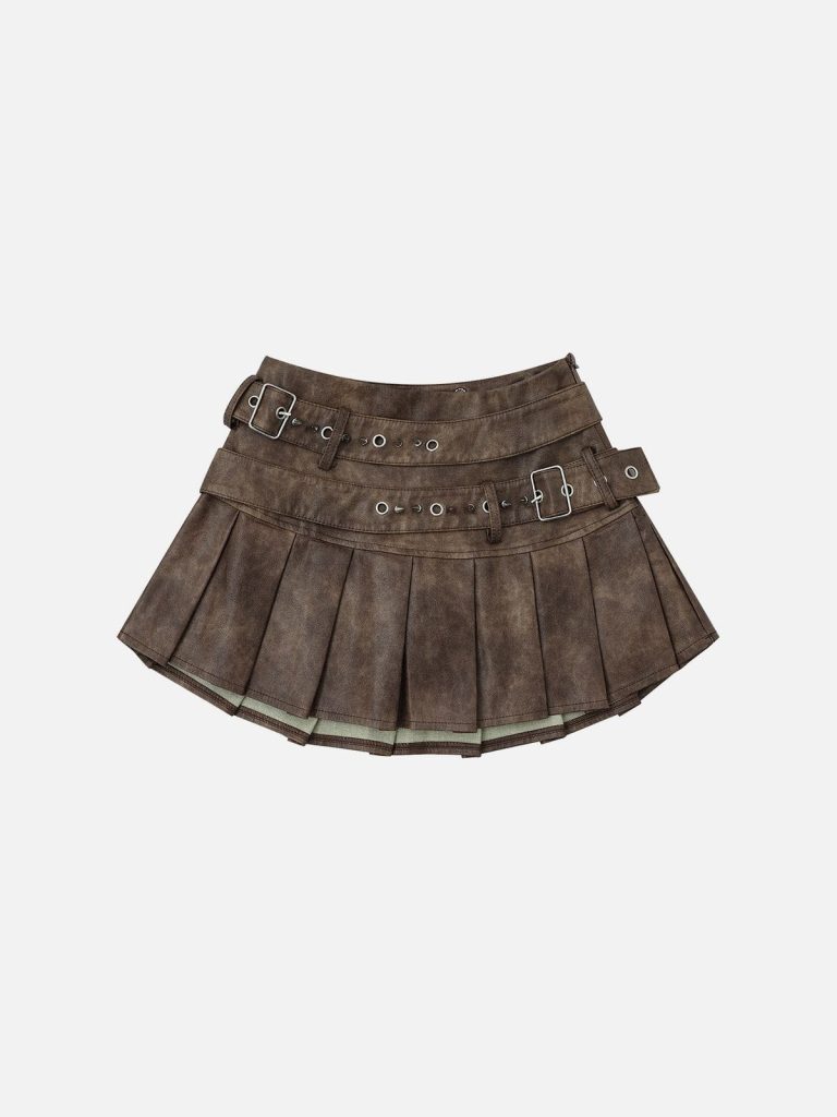 Aelfric Eden Rivet Double Belt Skirt