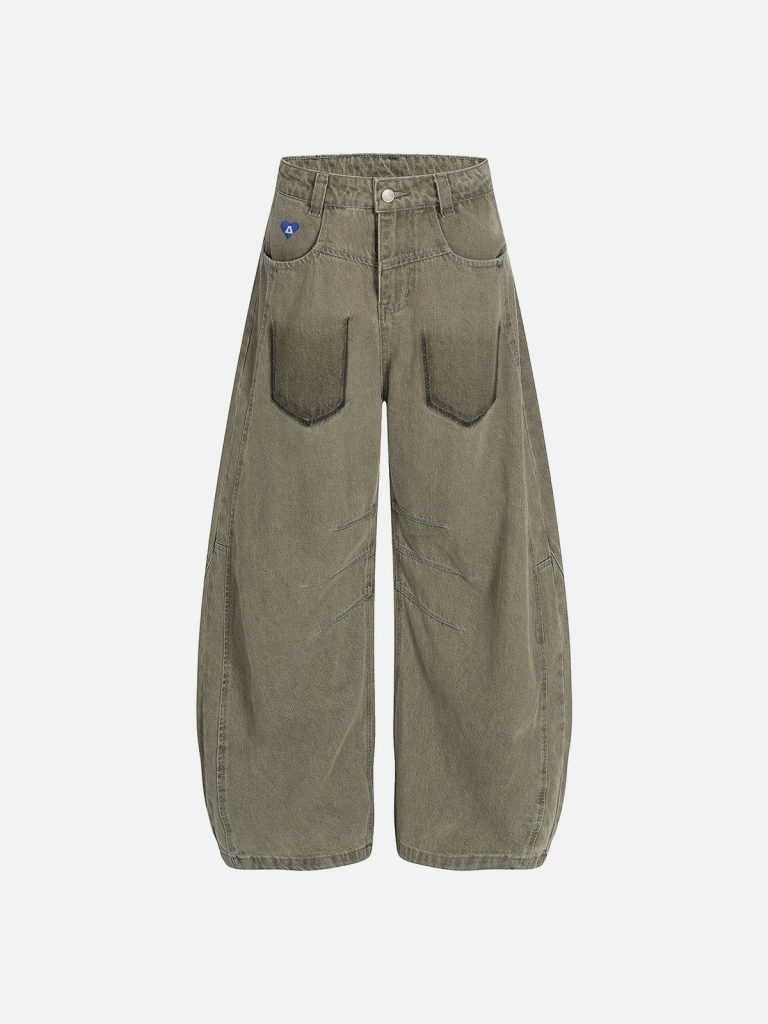 Aelfric Eden Pocket Graphic Baaggy Barrel Jeans