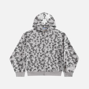 Aelfric Eden CAMO Eden Star Zip Up Hoodie