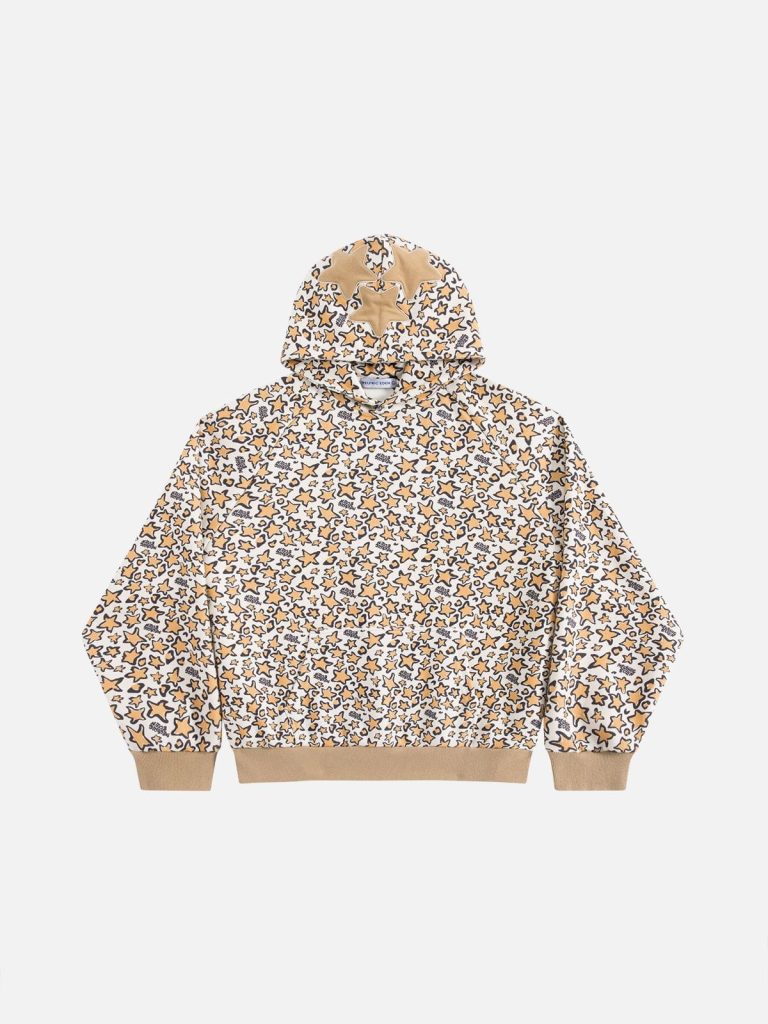 Aelfric Eden Leopard Eden Star Boxy Pullover Hoodie