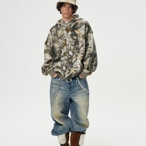 Aelfric Eden Camo Branch  Pullover Hoodie