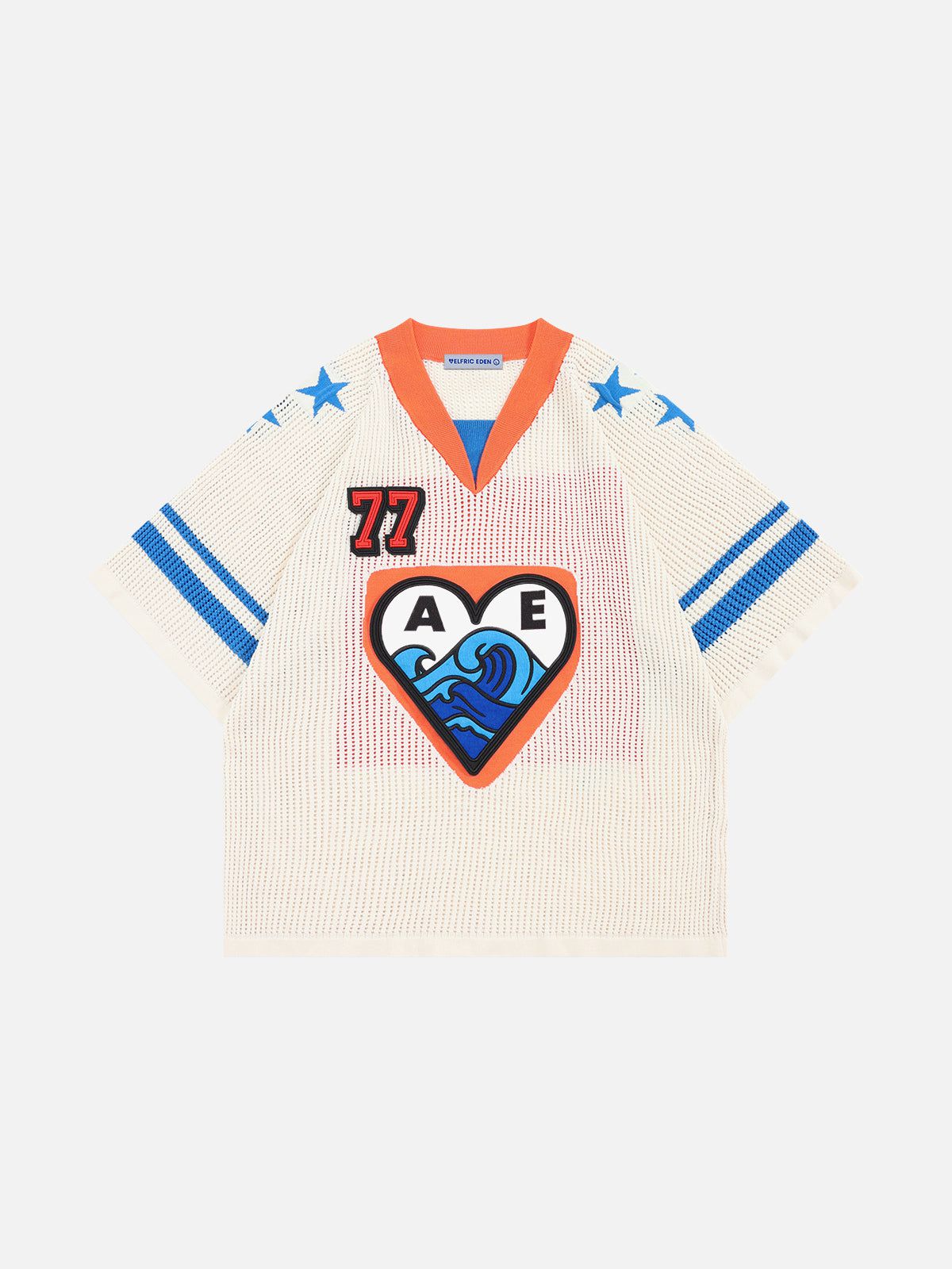 Aelfric Eden 77 Mesh V-Neck Knit - Image 2