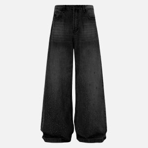 Aelfric Eden Rhinestone Baggy Jeans