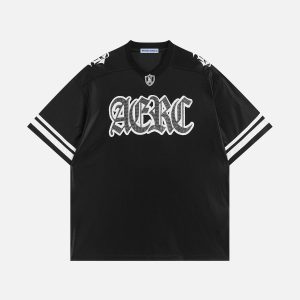 Aelfric Eden Hotfix Rhinestone Football Jersey