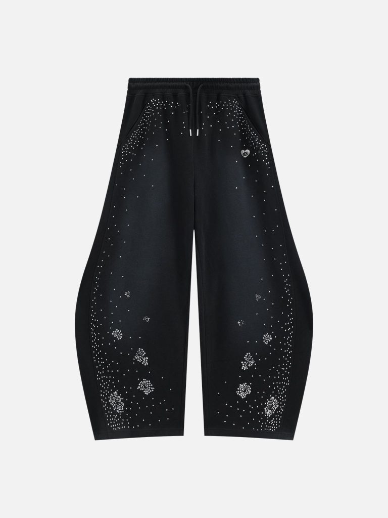 Aelfric Eden Rhinestone Washed Super Baaggy Barrel Sweatpants