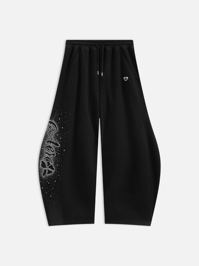 Aelfric Eden Rhinestone Super Baaggy Barrel Sweatpants