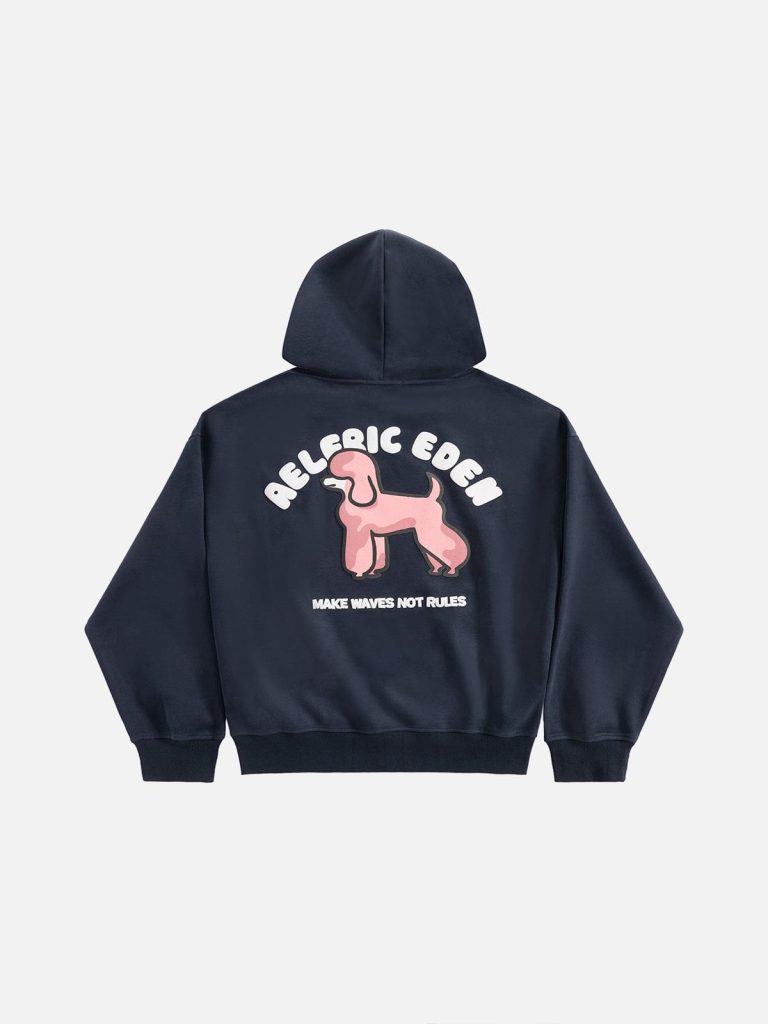 Aelfric Eden Cute Poodle Pullover Hoodie