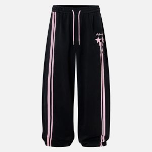 Aelfric Eden Star Striped Baaggy Sweatpants