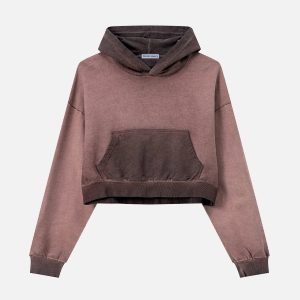Aelfric Eden Washed Cropped Pullover Hoodie