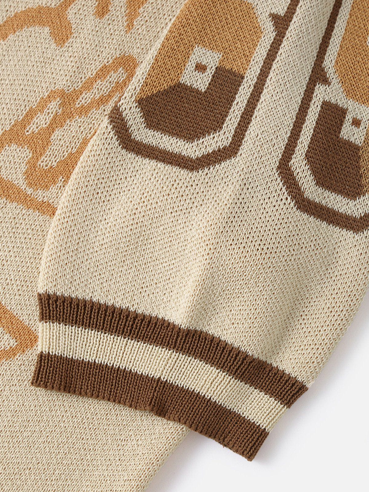 Aelfric Eden Vintage Knit Polo Tee - Image 5