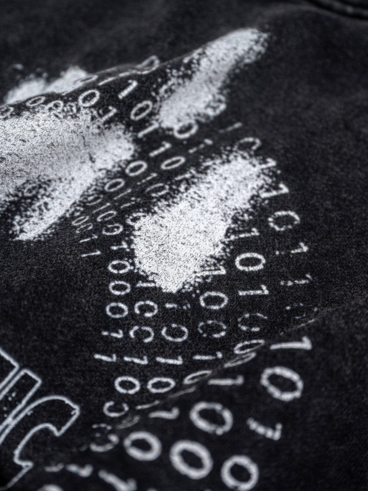 Aelfric Eden Abstract Shadow Graphic Washed Hoodie - Image 4