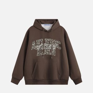 Aelfric Eden Leopard Graphic Pearl Hoodie