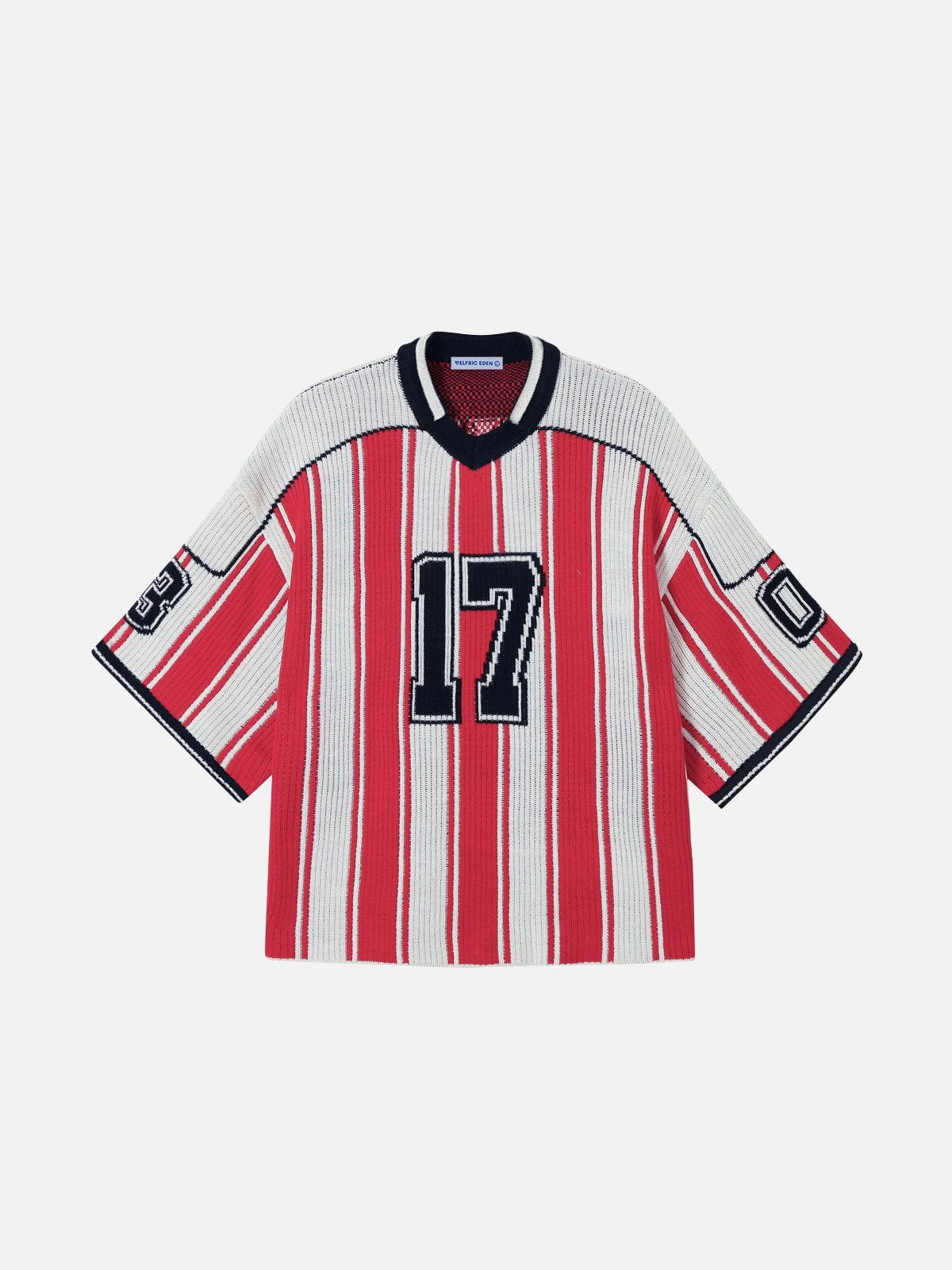 Aelfric Eden 17 Stripe Football Knit - Image 2