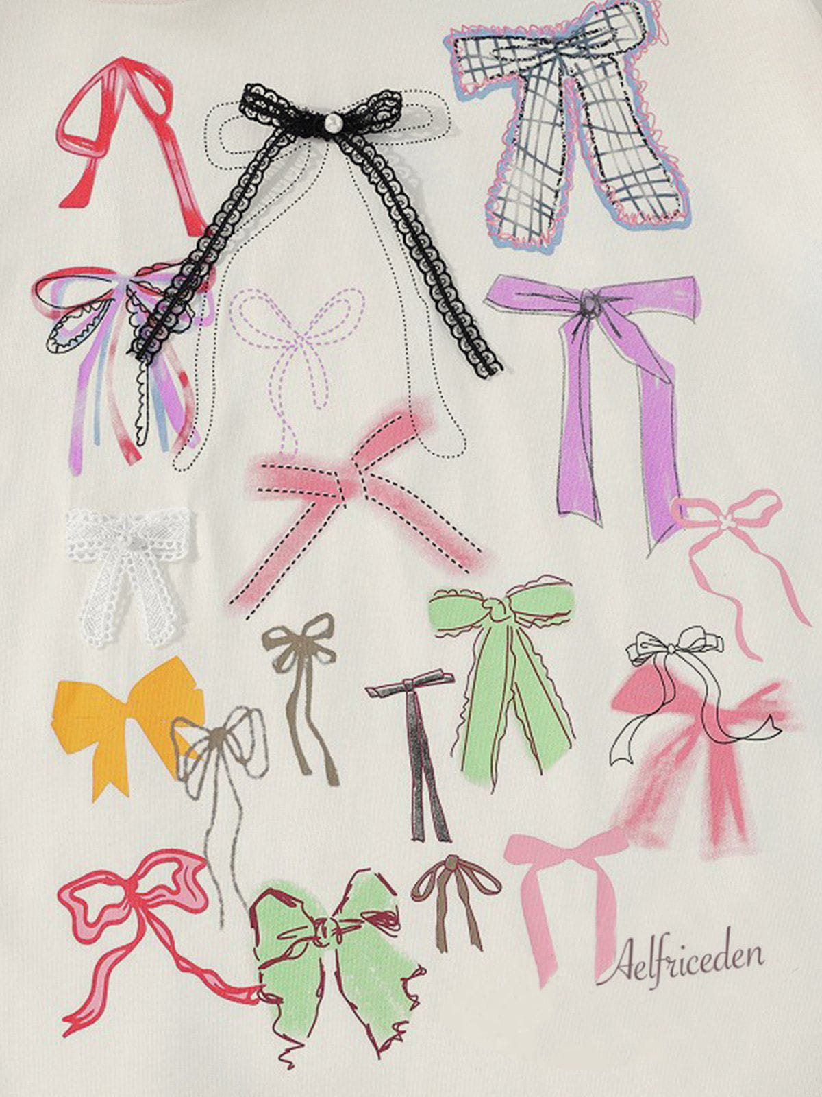 Aelfric Eden Layered Playful Bow Hoodie - Image 3