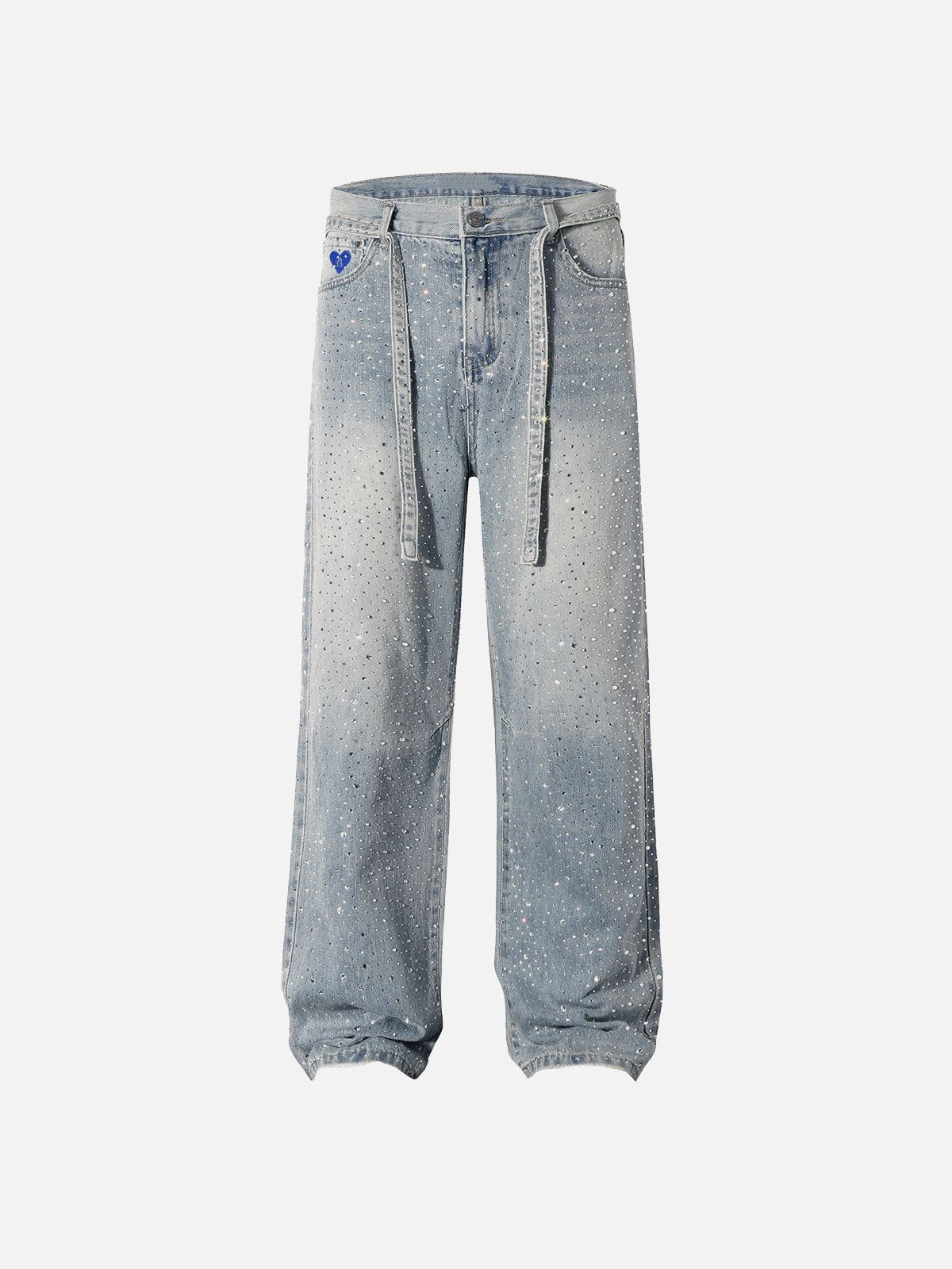 Aelfric Eden Rhinestone Baaggy Jeans - Image 2