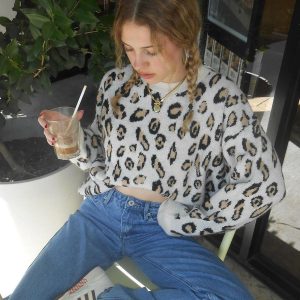 Aelfric Eden Leopard Graphic Sweater