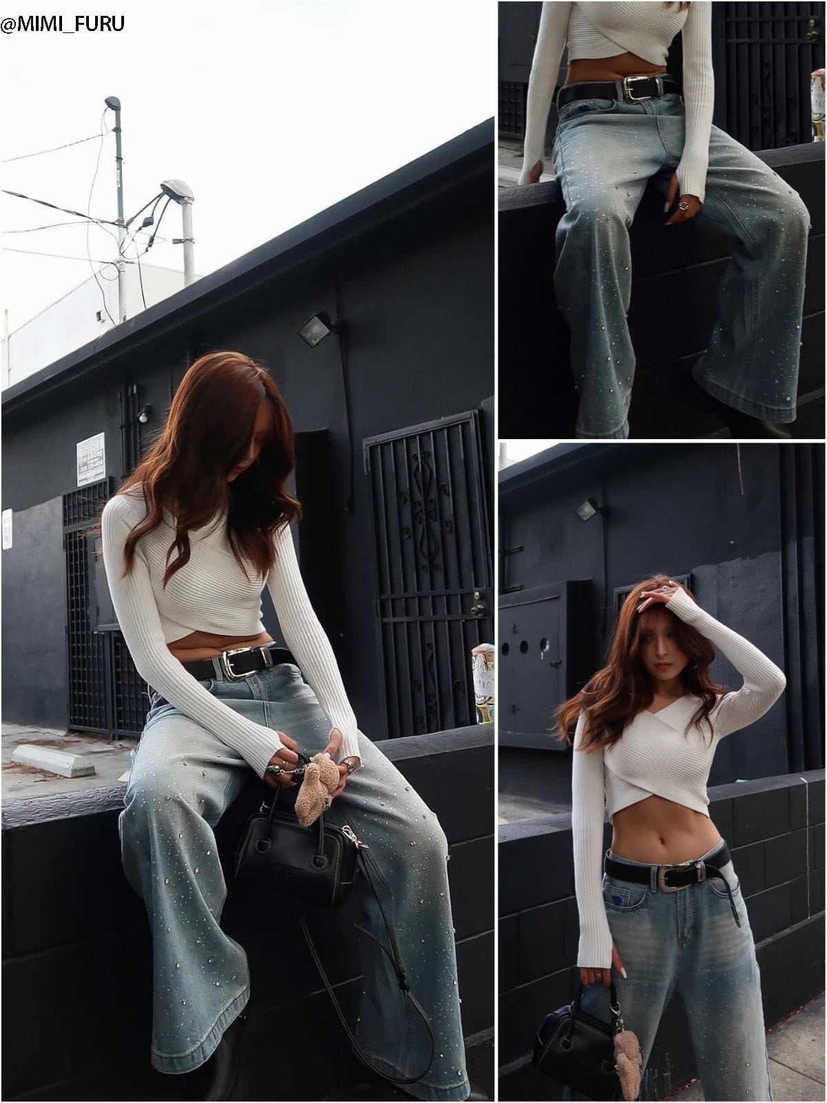 Aelfric Eden Baaggy V01 Rhinestone Baggy Jeans - Image 7